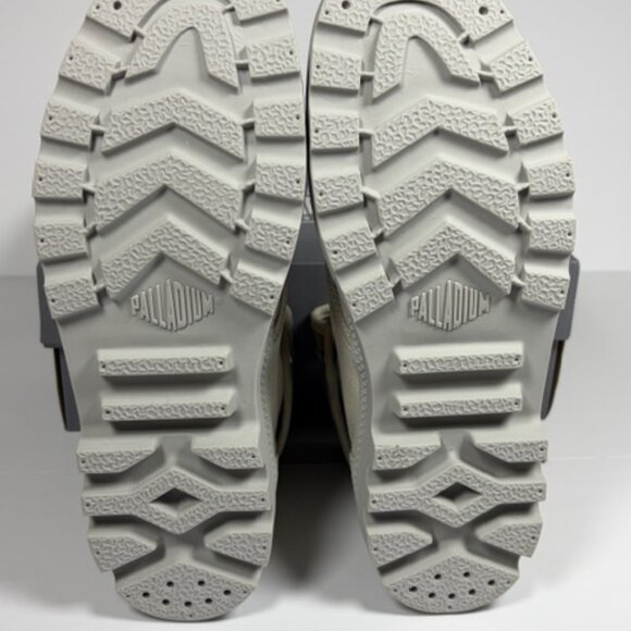 Palladium Baggy Boots Vapor Grey Canvas High Top Fold Down Men’s 7 Women’s 9 - Picture 9 of 16